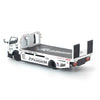 Pop Race 640484 1/64 Pandem Hino 300 Flatbed Transporter White New Tooling