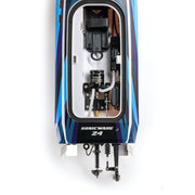 Pro Boat PRB-1992T2 Sonicwake 24inch Self-Righting Brushless Deep-V Boat RTR Blue