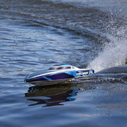 Pro Boat PRB-1992T2 Sonicwake 24inch Self-Righting Brushless Deep-V Boat RTR Blue