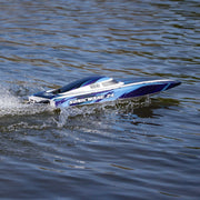 Pro Boat PRB-1992T2 Sonicwake 24inch Self-Righting Brushless Deep-V Boat RTR Blue