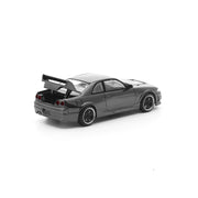 Pop Race 1/64 The Dark Chrome Series - GTR R33 400R