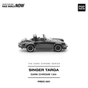 Pop Race DC001 1/64 Singer Targa Dark Chrome