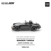 Pop Race DC001 1/64 Singer Targa Dark Chrome