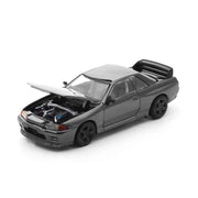 Pop Race DC002 1/64 R32 GT-R Dark Chrome