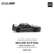 Pop Race DC002 1/64 R32 GT-R Dark Chrome