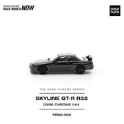 Pop Race DC002 1/64 R32 GT-R Dark Chrome