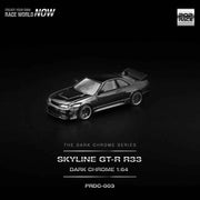 Pop Race DC003 1/64 R33 GT-R Dark Chrome