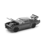 Pop Race DC004 1/64 Shelby Mustang GT500 Dark Chrome
