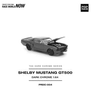 Pop Race DC004 1/64 Shelby Mustang GT500 Dark Chrome