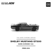 Pop Race DC004 1/64 Shelby Mustang GT500 Dark Chrome