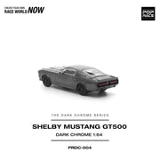 Pop Race DC004 1/64 Shelby Mustang GT500 Dark Chrome