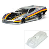 Proline PRM157140 1/10 Chevrolet Corvette C7 Pro Mod Clear Body suit No Prep and Traxxas Drag Car