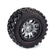 Proline PRO1013114 Limited Edition Badlands MX43 Pro-Loc F/R Tyres Mounted on Grey/Black Impulse Wheels X-Maxx 2pcs