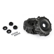 Proline PRO1018911 1/7 Dumont Sand/Snow Front and Rear Tyres MTD 17mm Black Raid 2pc Mojave/UDR