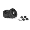 Proline PRO1020511 1/6 Menace HP Belted Front and Rear 5.7inch Tyres MTD 24mm Black Raid 8x48 Hex 2pc