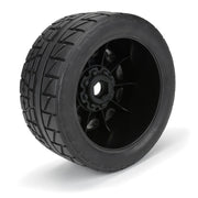 Proline PRO1020511 1/6 Menace HP Belted Front and Rear 5.7inch Tyres MTD 24mm Black Raid 8x48 Hex 2pc