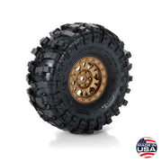 Proline 1021315 1/10 Limited Edition Mickey Thompson Baja Pro X G8 1.9in Crawler Tyres Mounted on Bronze Impulse 2pcs