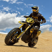 Proline 1022910 Dunlop Geomax MX33 V2 Bead CR4 Front Tire Mounted on Bullyspoke Black Wheel Promoto-MX