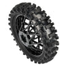 Proline 1023010 Dunlop Geomax MX33 V2 Bead CR4 Rear Tire Mounted on Bullyspoke Black Wheel Promoto-MX