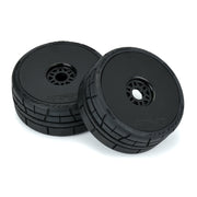 Proline 1023510 1/8 Menace HP Belter Speed Run Front or Rear Tyres Mounted 17mm Black (2)