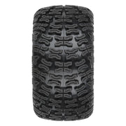 Proline PRO1023910 Bonesaw 2.8in All-Terrain Truck Tyres Mounted on Raid Black Wheels