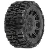 Proline PRO1024010 Trencher 5.7 Tyres Mounted on Raid Black Wheels 2pcs X-MAXX Kraton 8S