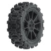 Proline PRO1024610 Badlands MX 1.9in Tyres mounted on Mach-10 Black Wheels 4pcs