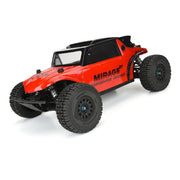 Proline PRO1024811 Mirage TT 2.2in/3.0in Belted SCT Tyres Mounted on Raid Black Wheels 2pcs