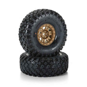 Proline 1025415 1/10 Limited Edition Aztek G8 1.9in Crawler Tyres Mounted on Bronze Impulse 2pcs
