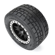 Proline PRO1025613 Menace HP Belted Pro-Loc Tyres Mounted on 24mm Black/Grey Impulse Wheels suit X-Maxx 2pcs