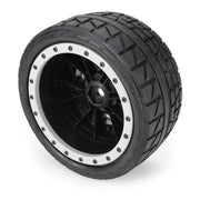 Proline PRO1025613 Menace HP Belted Pro-Loc Tyres Mounted on 24mm Black/Grey Impulse Wheels suit X-Maxx 2pcs
