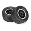 Proline PRO1025613 Menace HP Belted Pro-Loc Tyres Mounted on 24mm Black/Grey Impulse Wheels suit X-Maxx 2pcs