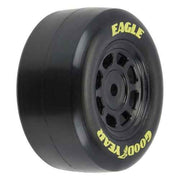 Proline PRO1025910 1/12 Goodyear Eagle Truck/Retro Tyre F/R MTD Black Wheels 4pcs Grom