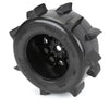 Proline Sand Paw HP Belted 3.8 inch Monster Truck Tyres Mounted on 17mm Black Raid Wheels 2pcs PRO1026810