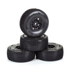 Pro-Line King-Pin Tyres Mounted on Black Split Six Wheels 4pcs Arrma Mojave Grom