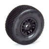 Pro-Line King-Pin Tyres Mounted on Black Split Six Wheels 4pcs Arrma Mojave Grom
