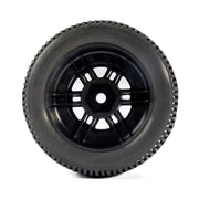 Pro-Line King-Pin Tyres Mounted on Black Split Six Wheels 4pcs Arrma Mojave Grom