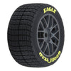 Proline Goodyear Eagle Mounted Dirt Tyre Set F/R, Gray, Losi NASCAR
