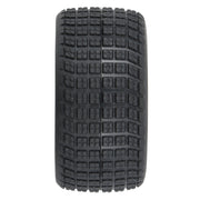 Proline Goodyear Eagle Mounted Dirt Tyre Set F/R, Gray, Losi NASCAR