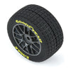 Proline Goodyear Eagle Mounted Dirt Tyre Set F/R, Gray, Losi NASCAR