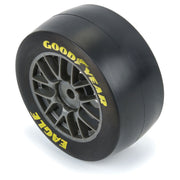 Proline Goodyear Eagle Mounted Soft Tyre Set F/R, Gray, Losi NASCAR