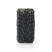 Proline Avenger Mounted Street Tyre Set F/R, Overdrive Gray Wheel, Losi NASCAR