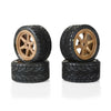 Proline Avenger Mounted Street Tyre Set F/R, Overdrive Bronze Wheel, Losi NASCAR