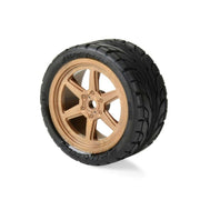 Proline Avenger Mounted Street Tyre Set F/R, Overdrive Bronze Wheel, Losi NASCAR