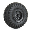 Proline 1031910 1/30 Aztek F/R Tyre Set Mounted on Black Clobber Wheels. Axial SCX30