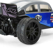 Proline 1032010 Vector Tyre Set Mounted on Black Mach 10 Wheels Arrma Typhon Grom