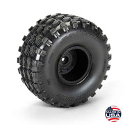 Proline 1033910 Dirt Hawg 2.0 F/R 2.6in MT Tyres Mounted on Black Arrma Wheels 2pcs Arrma Quake Gorgon