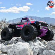 Proline 1033910 Dirt Hawg 2.0 F/R 2.6in MT Tyres Mounted on Black Arrma Wheels 2pcs Arrma Quake Gorgon