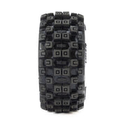 Pro-Line Badlands MX Tyres Mounted on Black Split Six Wheels 4pcs Arrma Mojave Grom