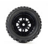 Pro-Line Badlands MX Tyres Mounted on Black Split Six Wheels 4pcs Arrma Mojave Grom